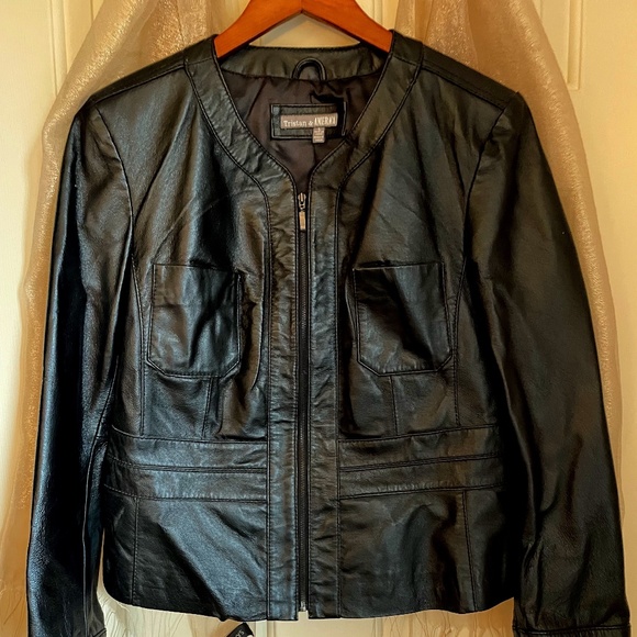 Black Leather jacket - Picture 1 of 4